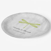 グリーンドラゴン結婚フライ紙プレート ペーパープレート (アングル)