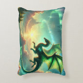 グリーンドラゴン アクセントクッション (正面(垂直))