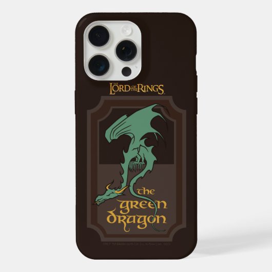 グリーンドラゴン™カラー iPhoneケース (裏面)