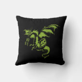 グリーンドラゴン クッション (裏面)