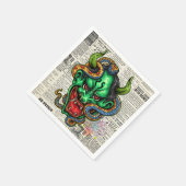 グリーンドラゴン スタンダードカクテルナプキン (角)