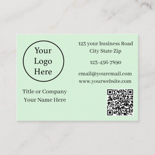 グリーンドラゴン 名刺 (裏面)