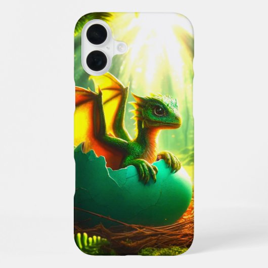 グリーンドラゴン iPhoneケース (裏面)