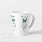 グリーンドリームキャッチャー&バタフライ カフェラテマグ (右アングル)