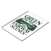 グリーンドリームズゴルフトレンディー ノートブック (左側)