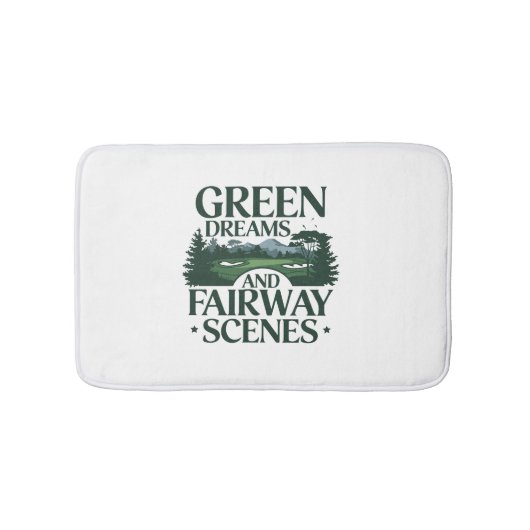 グリーンドリームズゴルフトレンディー バスマット (正面)