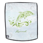 グリーンドルフィンパーソナライズされたバックパック バックパック (取り外し可フェース)