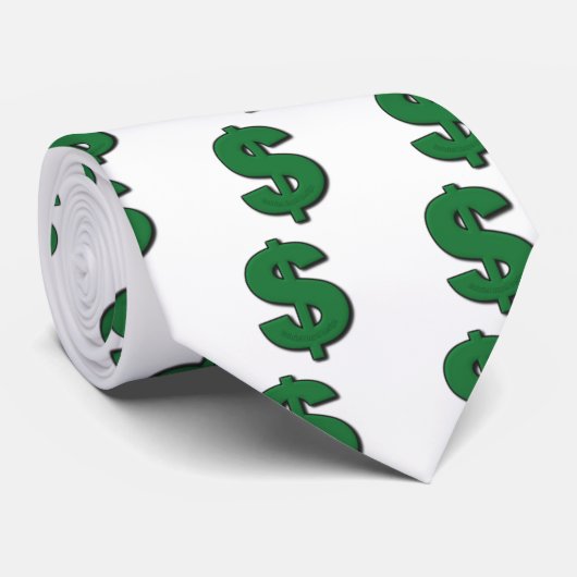 グリーンドル記号 ネクタイ (ロール)