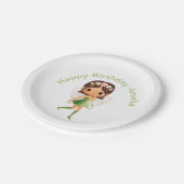 グリーンドレスフェアリー ペーパープレート (アングル)