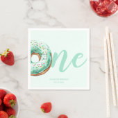 グリーンドーナツ誕生日 スタンダードカクテルナプキン (インサイチュ)