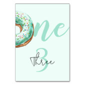 グリーンドーナツ誕生日 テーブルナンバー (裏面)