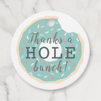 グリーンドーナツ赤ちゃんシャワーありがとう フェイバータグ