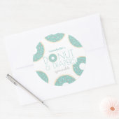 グリーンドーナツ&おむつベビーまきボーイ ラウンドシール (封筒)