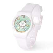 グリーンドーナツ 腕時計 (傾斜)
