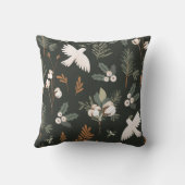 グリーンド素朴ーブホリデイ装飾用クッション クッション (裏面)