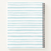 グリーンナシ果実イラストレーション柄レシピ本 ノートブック (裏面)