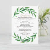 グリーンナリー・ウェディングのご案内 招待状 (スタンド正面)