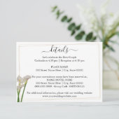 グリーンナリー ウェディング 詳細挿入カード エンクロージャーカード (スタンド正面)