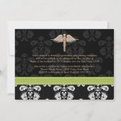 グリーンナース卒業発表招待状 招待状 (裏面)