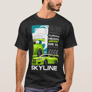 グリーンニッサンGtr Tシャツ