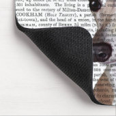 グリーンニット帽のグレイハウンド2 マウスパッド (コーナー)