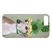 グリーンニット帽のグレイハウンド Case-Mate iPhoneケース (裏面(横))