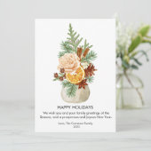 グリーンニューオレンジローズシナモン クリスマス フラット (スタンド正面)