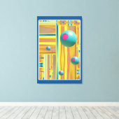 グリーンニューディール – Ken Gage Surreal Art キャンバスプリント (インサイチュ (ウッドフロア))