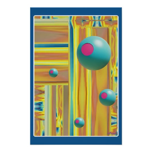 グリーンニューディール – Ken Gage Surreal Art ポスター (正面)