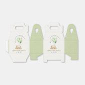 グリーンニュートラルbearly待ちバルーンベビーシャワー フェイバーボックス (折り畳みなし)