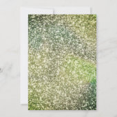 グリーンニ華美カイスラム結婚式招待状 招待状 (裏面)