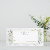 グリーンネイチャー マーブル ギフト証明書 (スタンド正面)