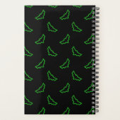 グリーンネオンこうもり プランナー手帳 (裏面)