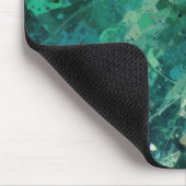 グリーンノイズ抽象芸術 マウスパッド (コーナー)