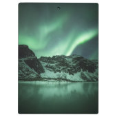 グリーンノーザンライトノルウェー クリップボード (裏面)