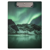 グリーンノーザンライトノルウェー クリップボード (正面)