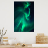 グリーンノーザンライト ポスター (キッチン)