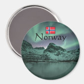 グリーンノーザンライト マグネット (正面/裏面)