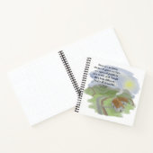 グリーンノートブックの色合い ノートブック (内部)