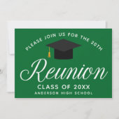 グリーンハイスクール懇親会カスタムパーティー 招待状 (正面)