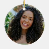 グリーンハイスクール聖歌隊カスタムクリスマス セラミックオーナメント (裏面)