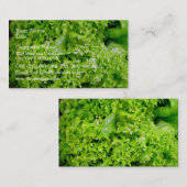 グリーンハイドロポニック離れレタス 名刺 (正面/裏面)