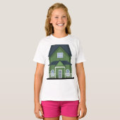 グリーンハウス住宅 Tシャツ (正面フル)