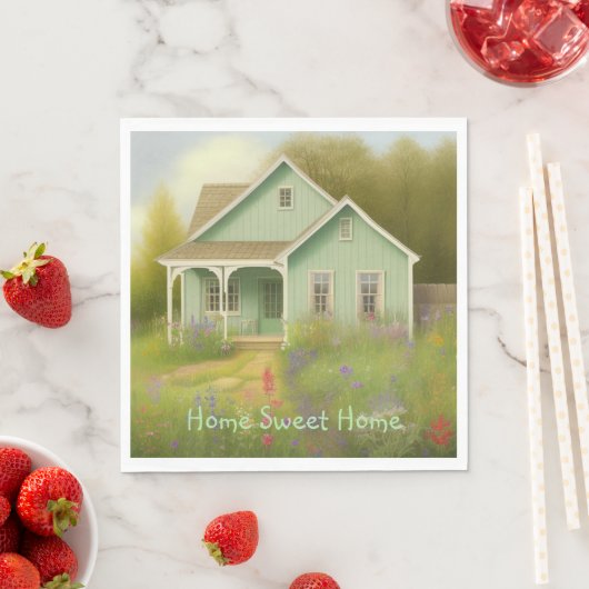 グリーンハウス引っ越し祝いパーティー スタンダードランチョンナプキン (インサイチュ)