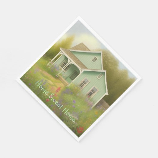 グリーンハウス引っ越し祝いパーティー スタンダードランチョンナプキン (角)