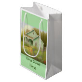 グリーンハウス引っ越し祝いパーティー スモールペーパーバッグ (正面アングル)
