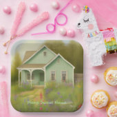 グリーンハウス引っ越し祝いパーティー ペーパープレート (パーティー)