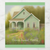 グリーンハウス引っ越し祝いパーティー ワインラベル (シングルラベル)