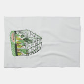 グリーンハウス植物園の美しいサボテンアートへようこそ キッチンタオル (横)