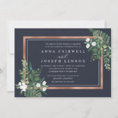 グリーンハウス | 水彩ボタニカル ウェディング 招待状 (正面)